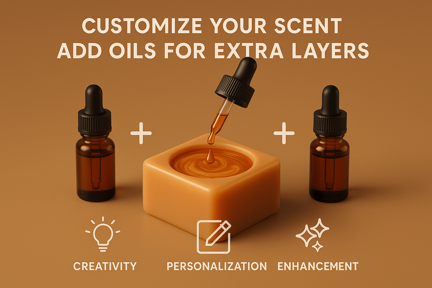 Customize Apple Cider wax melts with essential oils - create custom fall scent blends - premium Canadian artisan