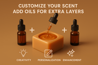 Customize Apple Cider wax melts with essential oils - create custom fall scent blends - premium Canadian artisan