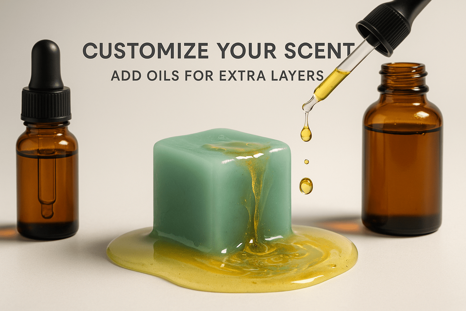 Customize Beaver Breath wax melts with essential oils - create custom tropical vanilla scent blends - premium Canadian artisan