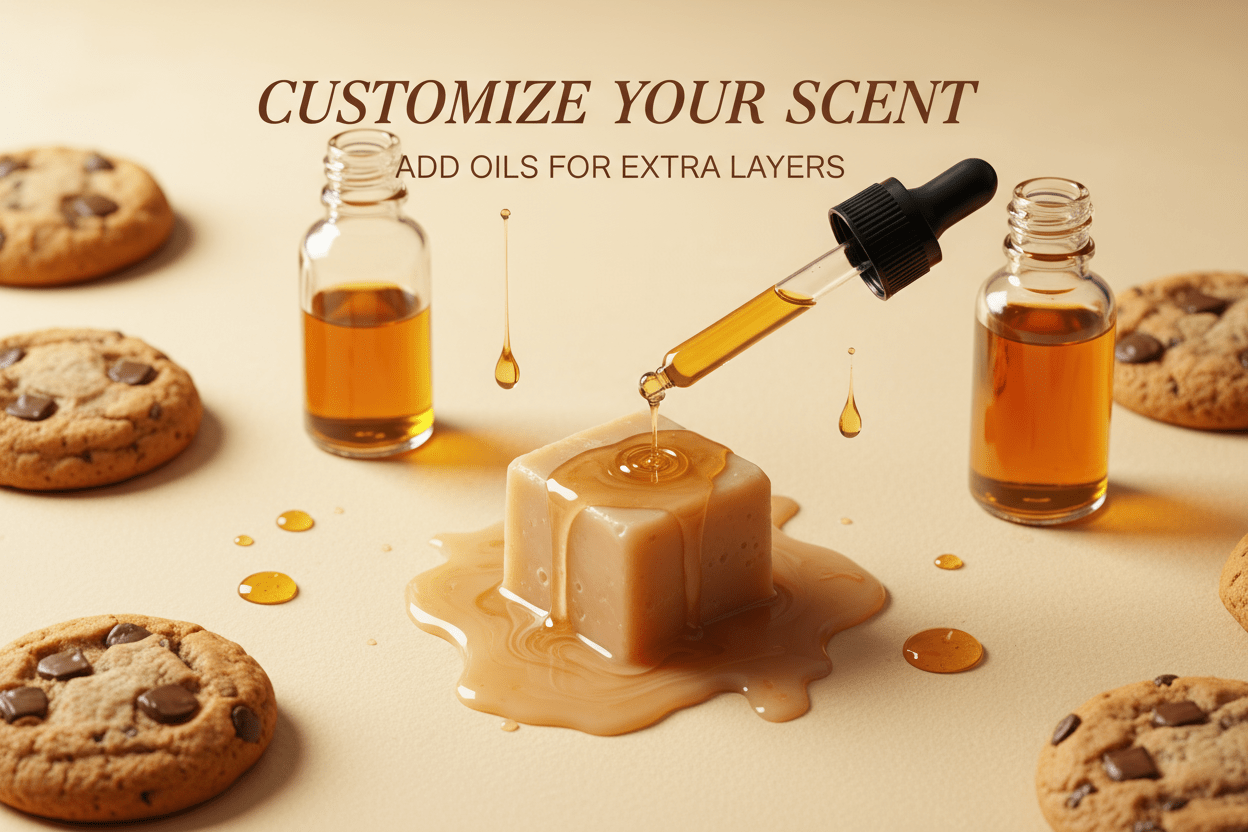 Customize Cookie Crunch wax melts with essential oils - create custom bakery scent blends - premium Canadian artisan