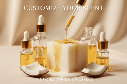 Customize Crazy Coconut wax melts with essential oils - create custom tropical scent blends - premium Canadian artisan