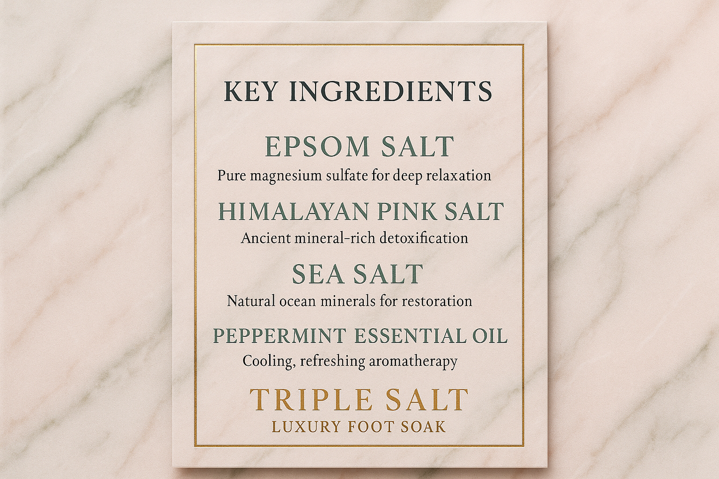 Elegant Key Ingredients