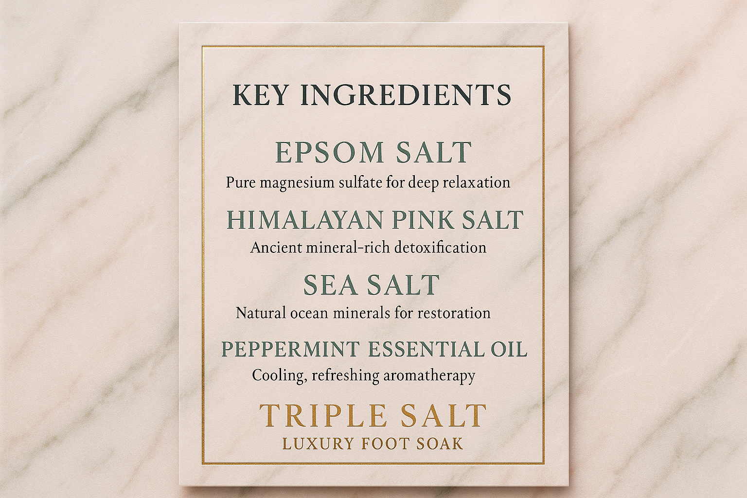 Elegant Key Ingredients