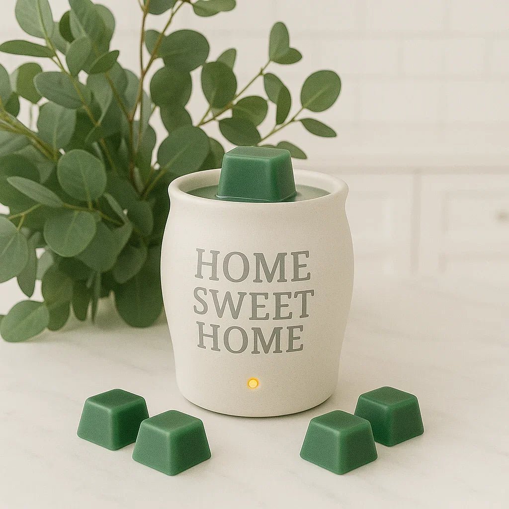 Premium Eucalyptus Euphoria wax melt - cooling eucalyptus spearmint lime scent - strongest scent throw handcrafted Canadian soy blend wax melts Ontario