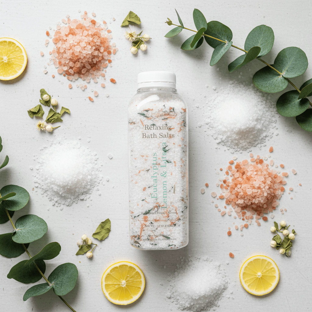 Eucalyptus, Lemon & Litsea Bath Salts - Scents By Shaizy
