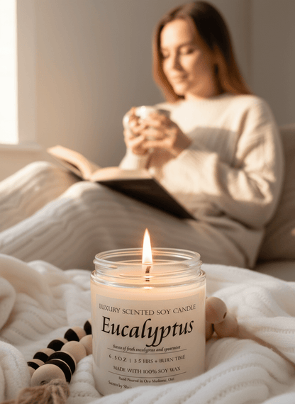 Eucalyptus Soy Candle - Scents By Shaizy