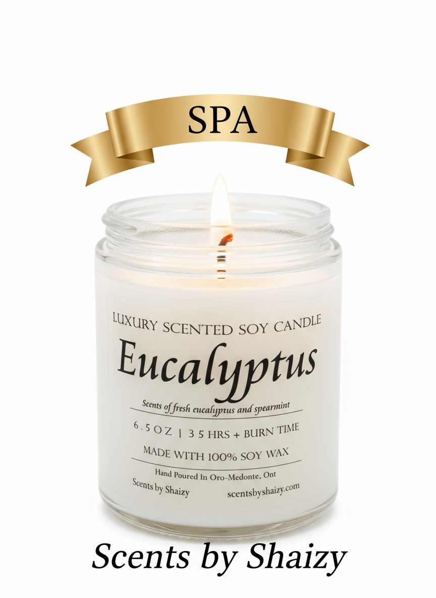 Eucalyptus Soy Candle - Scents By Shaizy