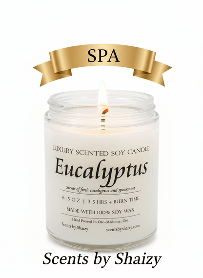 Eucalyptus Soy Candle - Scents By Shaizy