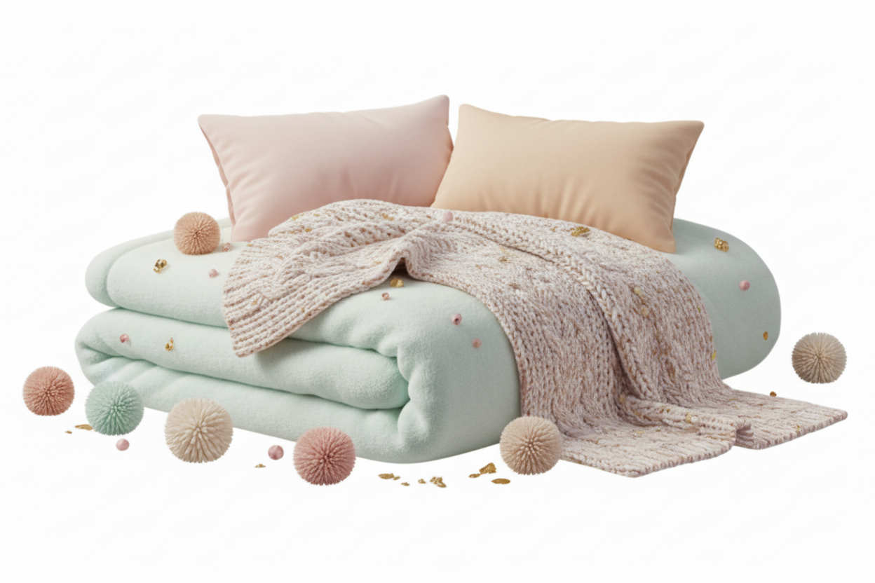 Fleece Be With You Blankets with Aqua