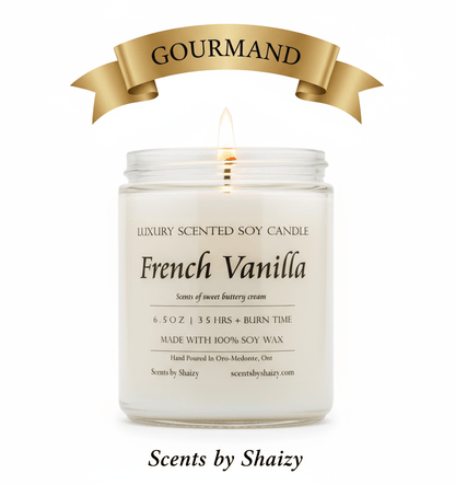 French Vanilla Soy Candle - Scents By Shaizy