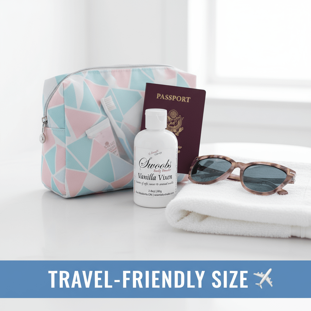 Swoobs Body Powder - Natural Talc - Free Anti - Chafing Powder - Scents By Shaizy