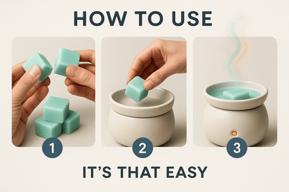 How to use Beaver Breath wax melts - warmer instructions tips - premium Canadian soy blend wax melts guide
