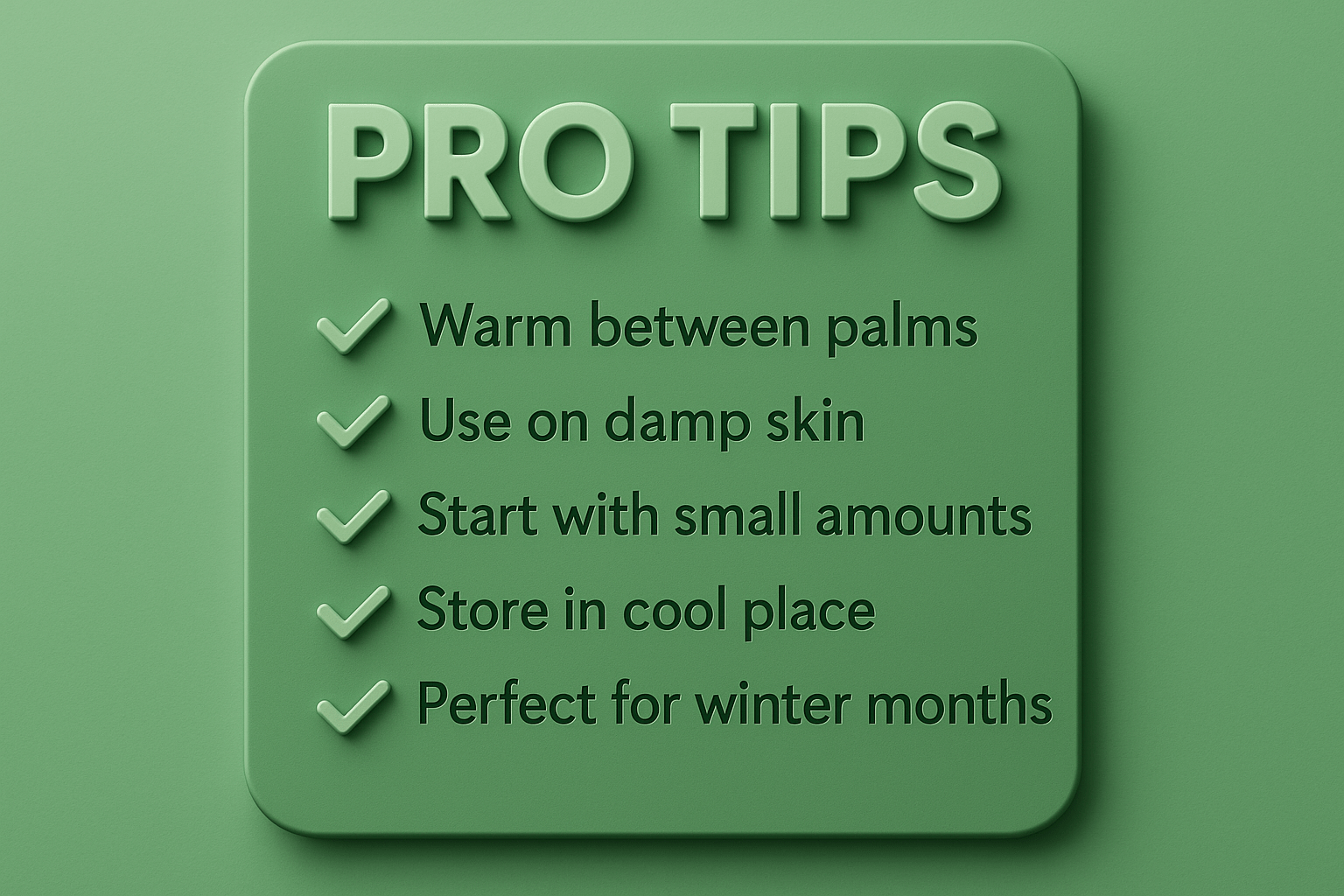 Pure tallow usage guide - natural moisturizer application tips