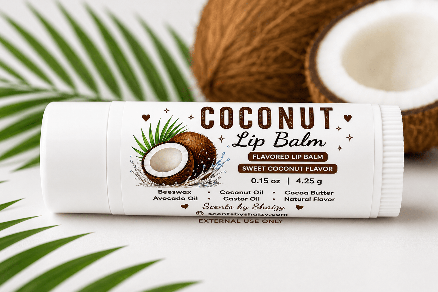 Natural Lip Balm - Moisturizing Flavored Lip Care | 8 Delicious Flavors - Scents By Shaizy