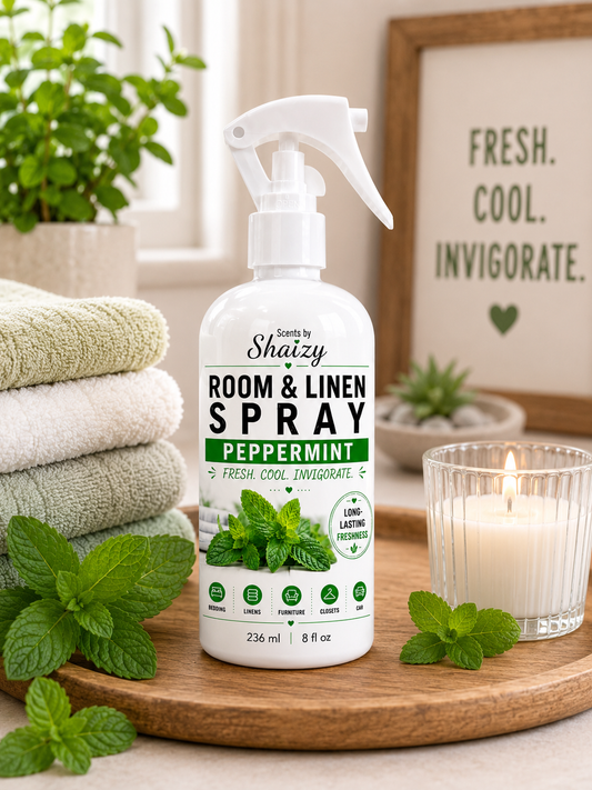 Peppermint Room & Linen Spray – Pure Essential Oil