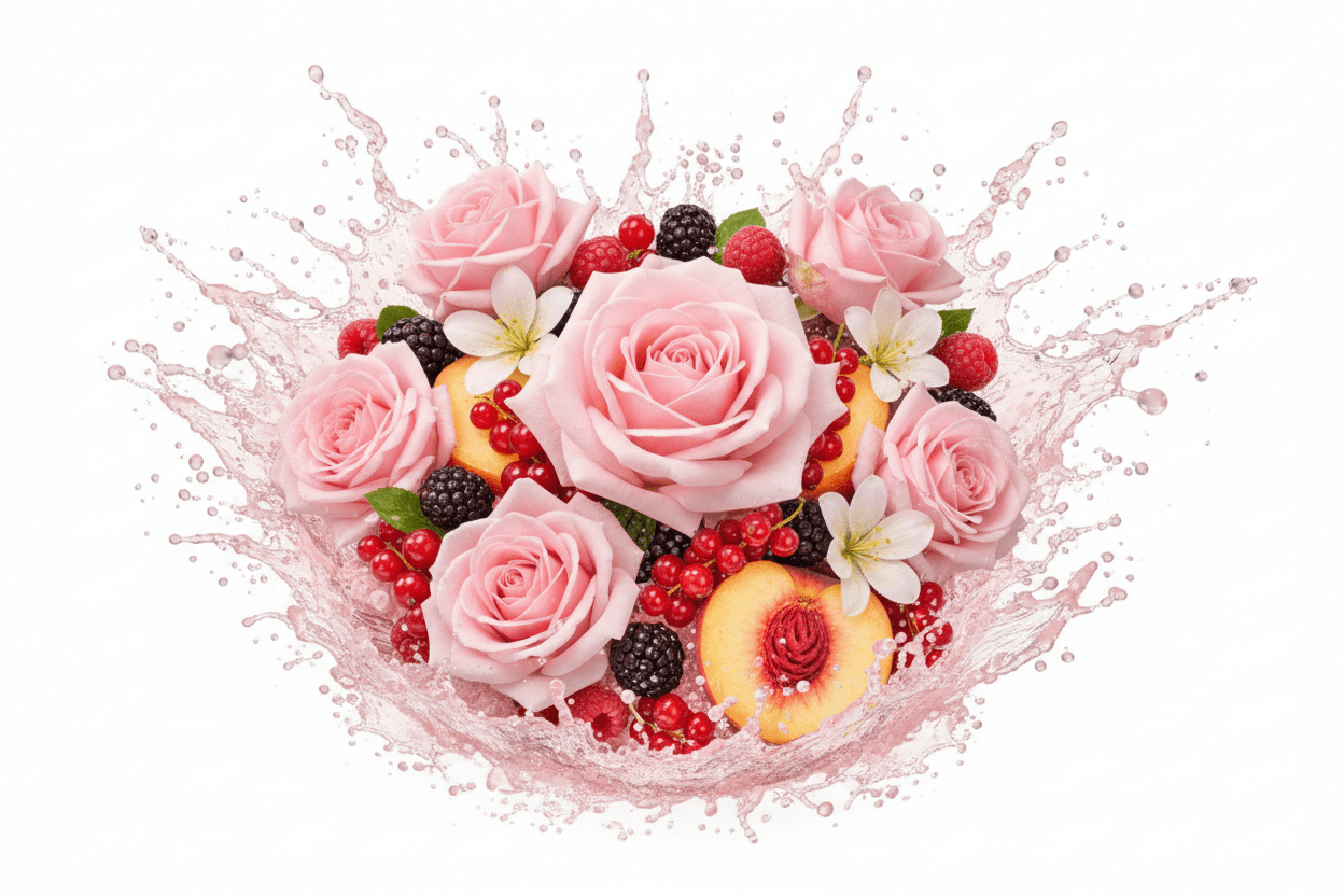 Rosy Little Secret Wax Melt – Red Currant, Rose & Peach - Scents By Shaizy