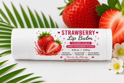 Natural Lip Balm - Moisturizing Flavored Lip Care | 8 Delicious Flavors - Scents By Shaizy