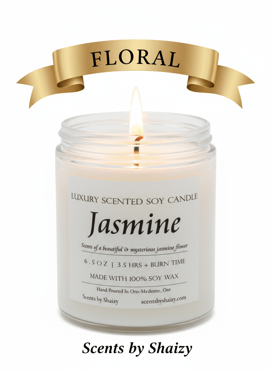 Jasmine Soy Candle - Scents By Shaizy