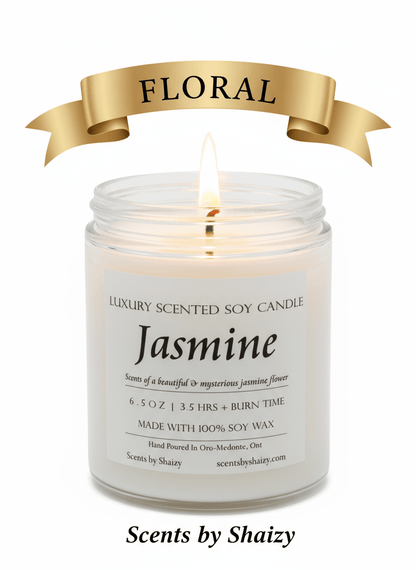 Jasmine Soy Candle - Scents By Shaizy
