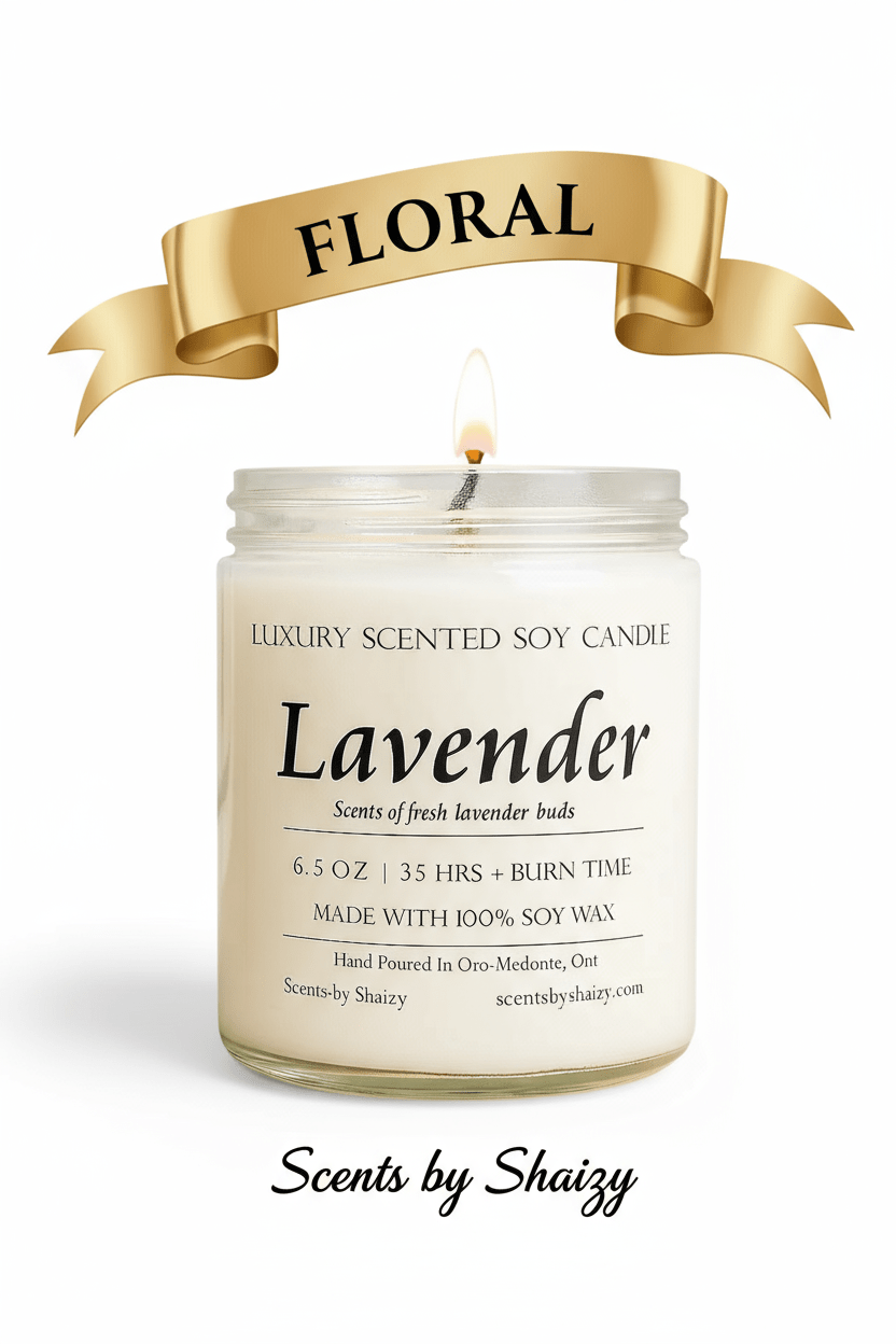 Lavender Soy Candle - Scents By Shaizy