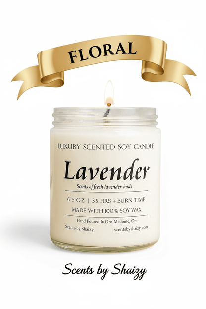 Lavender Soy Candle - Scents By Shaizy