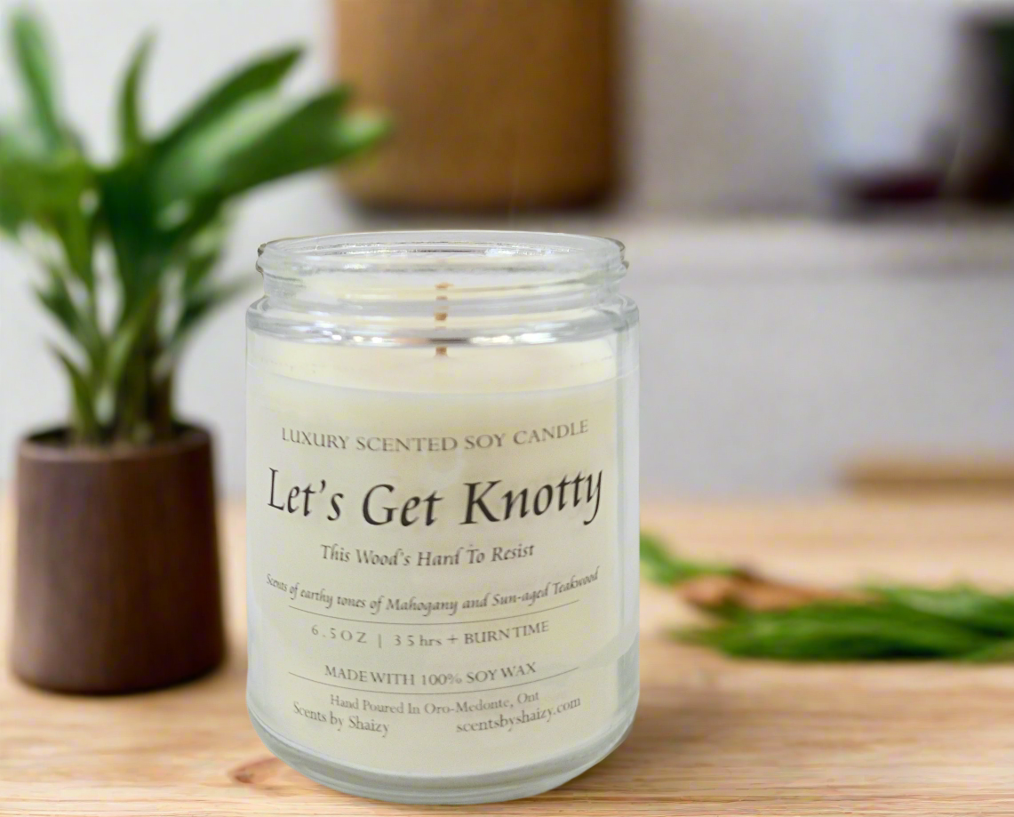 Soy Candle Lets get Knotty