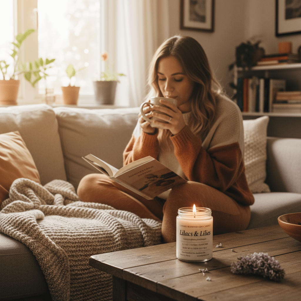 Lilacs & Lilies Soy Candle - Scents By Shaizy