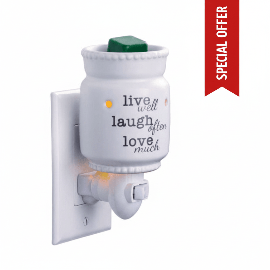 Pluggable Fragrance Warmer - Live Laugh Love - Scents By Shaizy