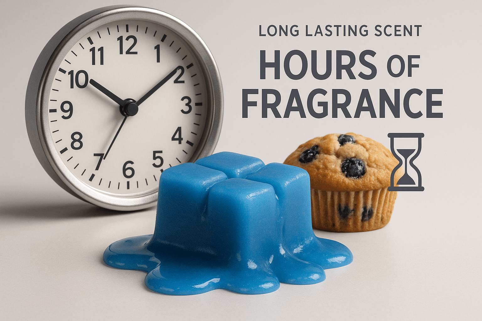 Long-lasting Blueberry Blaze wax melt - hours of blueberry muffin fragrance - premium Canadian soy blend wax melts Ontario