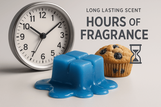 Long-lasting Blueberry Blaze wax melt - hours of blueberry muffin fragrance - premium Canadian soy blend wax melts Ontario
