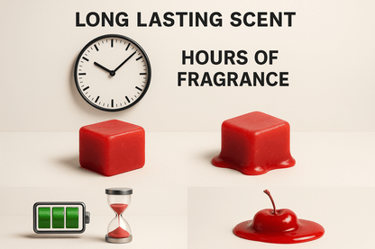 Long-lasting Cherry Bomb wax melt - hours of fresh cherry fragrance - premium Canadian soy blend wax melts Ontario