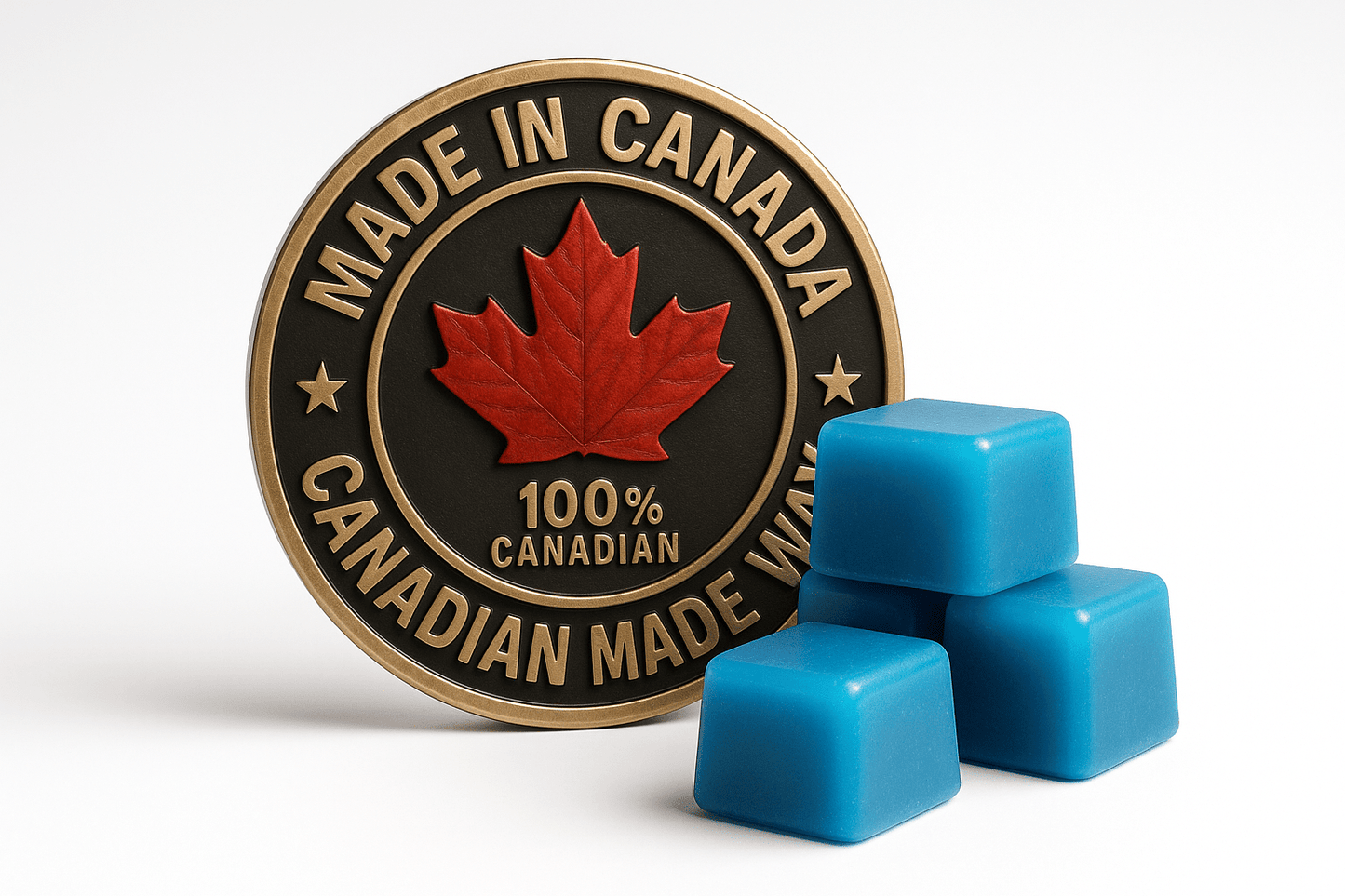 Made in Canada Blueberry Blaze wax melts - handcrafted in Ontario - premium Canadian artisan soy blend wax