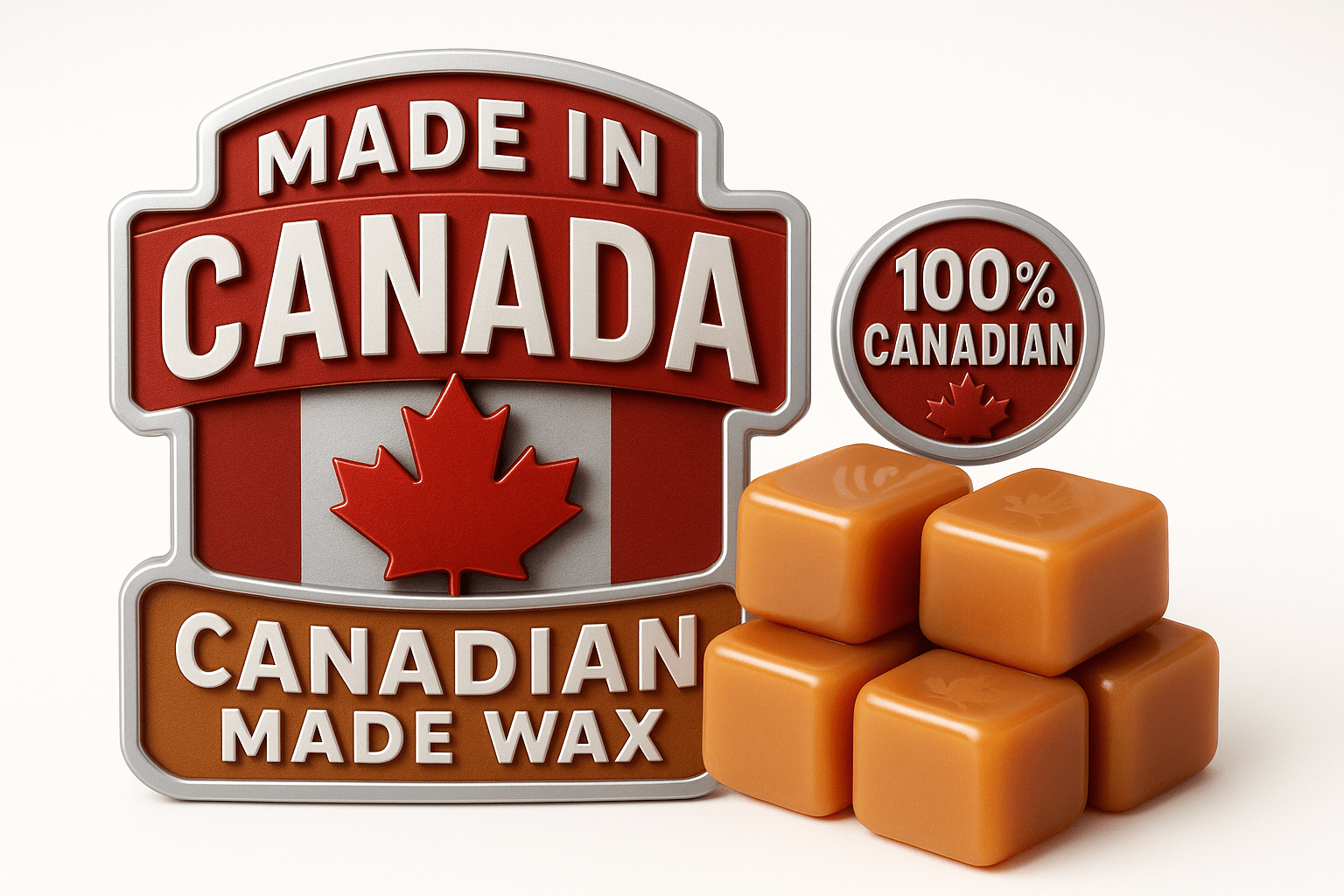 Made in Canada Apple Cider wax melts - handcrafted in Ontario - premium Canadian artisan soy blend wax