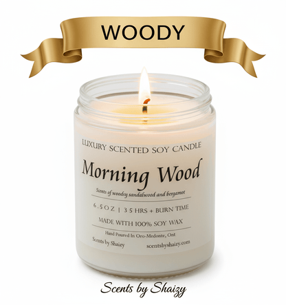 Morning Wood Soy Candle - Scents By Shaizy
