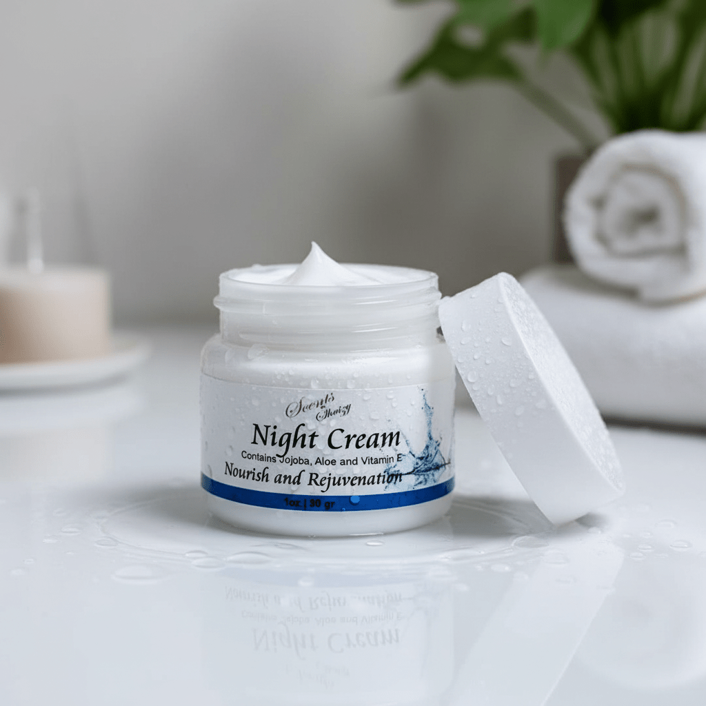 Nourishing Night Cream - Anti - Aging Overnight Moisturizer - Scents By Shaizy