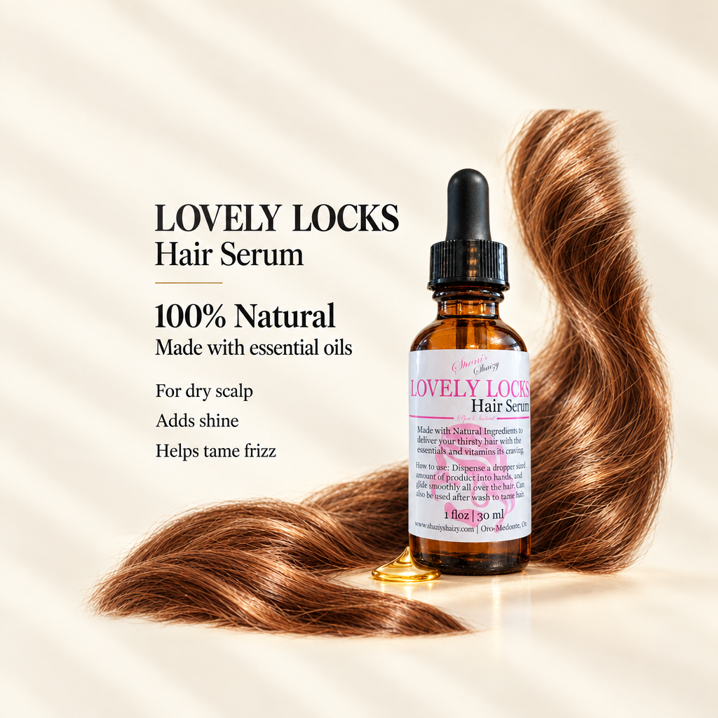 Original Lovely Locks campaign design with added outer padding