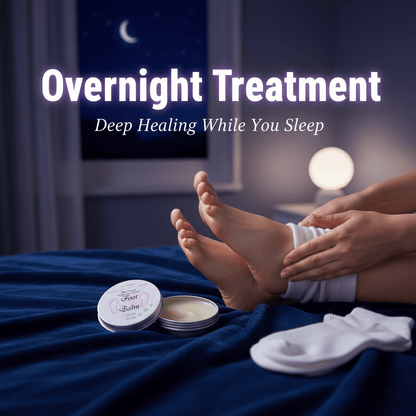 Peppermint Foot Balm - 2oz Healing Tin for Dry, Cracked Feet | 100% Natural Relief - Scents By Shaizy