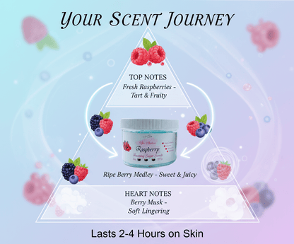 Raspberry Foaming Sugar Scrub 🍇 | 4 - in - 1 Body Scrub & Wash - Scents By Shaizy