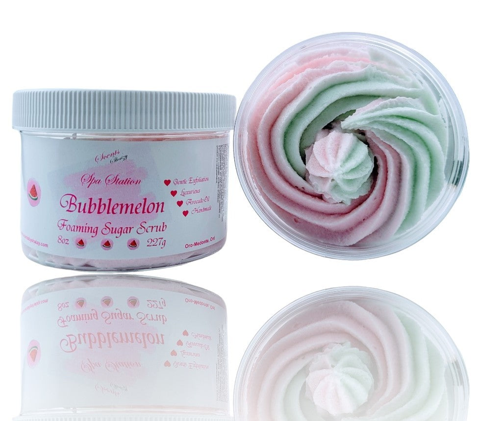 Foaming Sugar Scrub | Bubblemelon