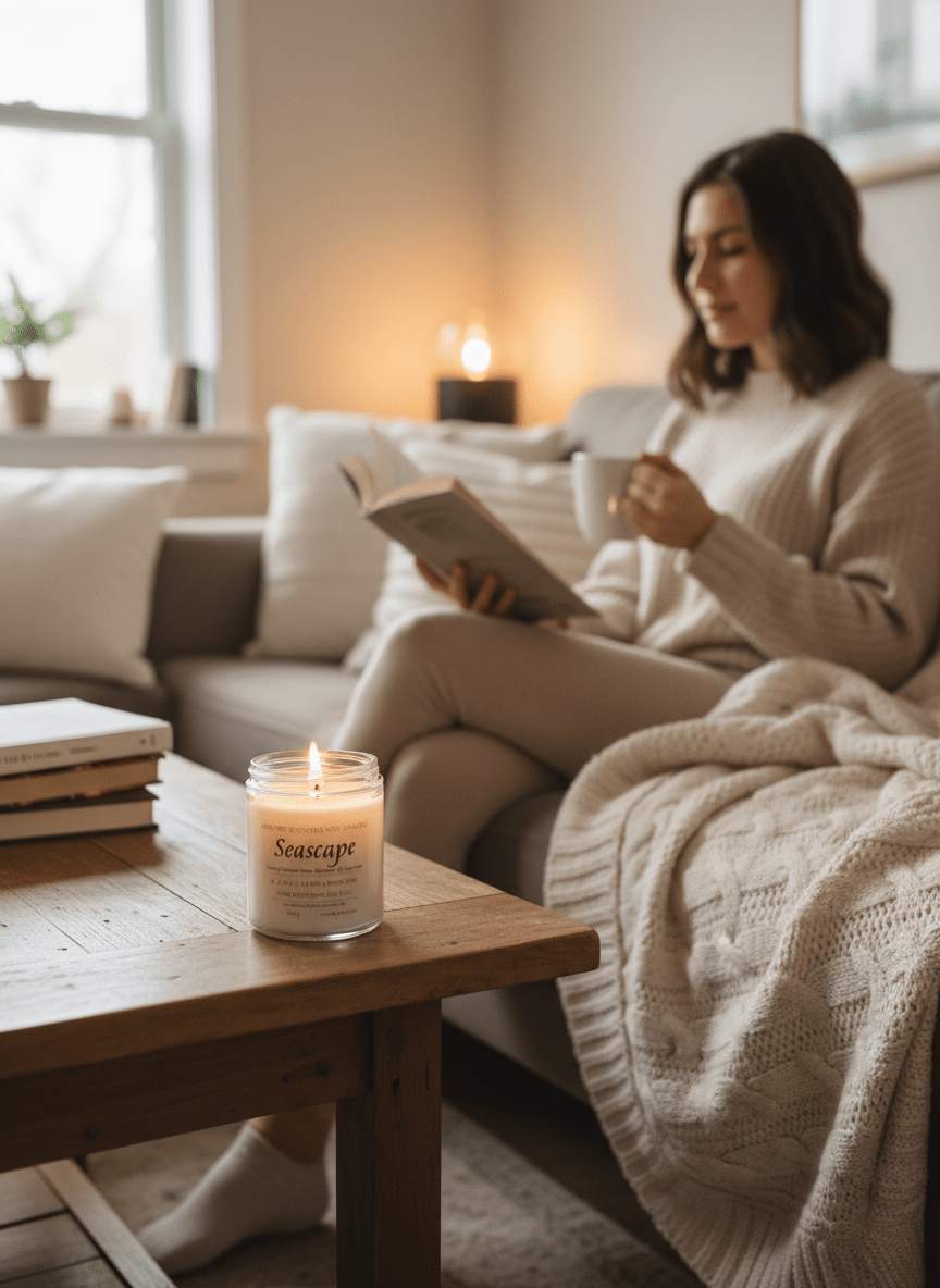 Seascape Soy Candle - Scents By Shaizy