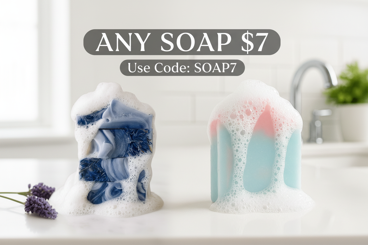 Soap Sale – Lavender & Blooming Orchid