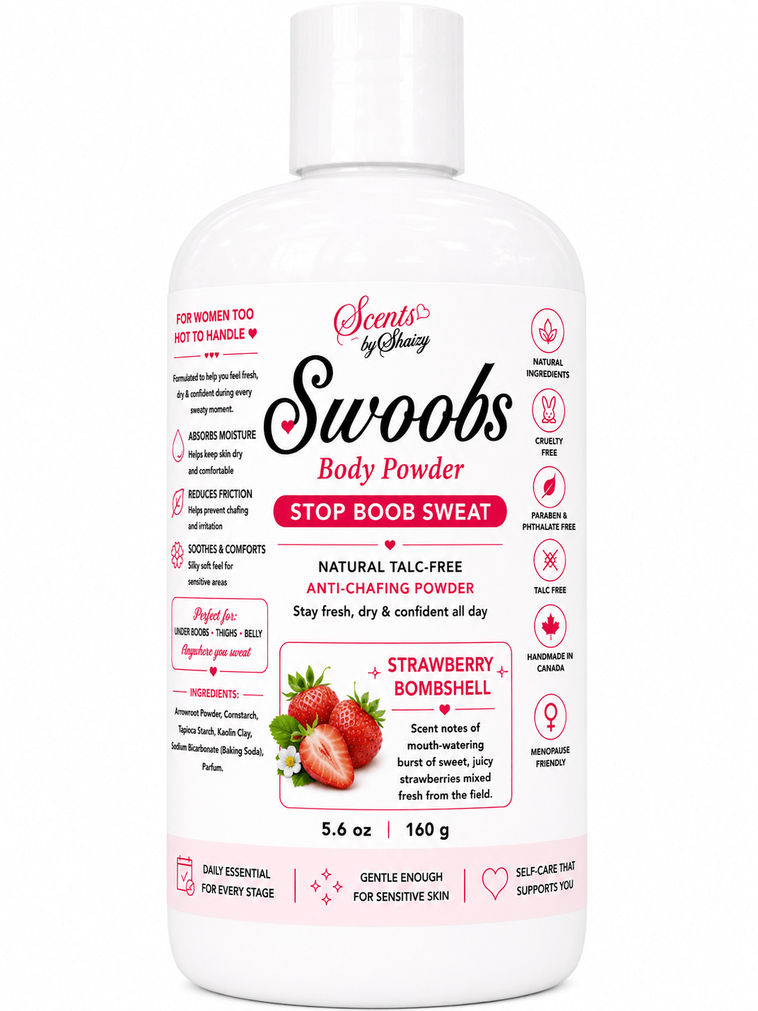 Swoobs Body Powder — Natural Talc-Free Body Dusting Powder - Scents By Shaizy