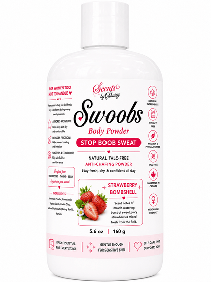 Swoobs Body Powder — Natural Talc-Free Body Dusting Powder - Scents By Shaizy