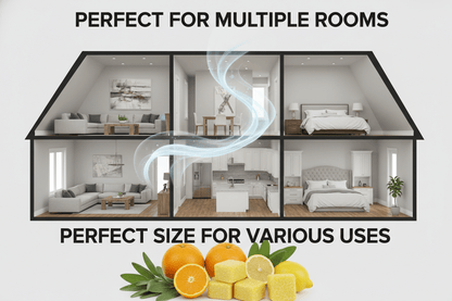 Strong scent throw wax melts - fills entire home multiple rooms - Citrus and Sage Canada premium quality