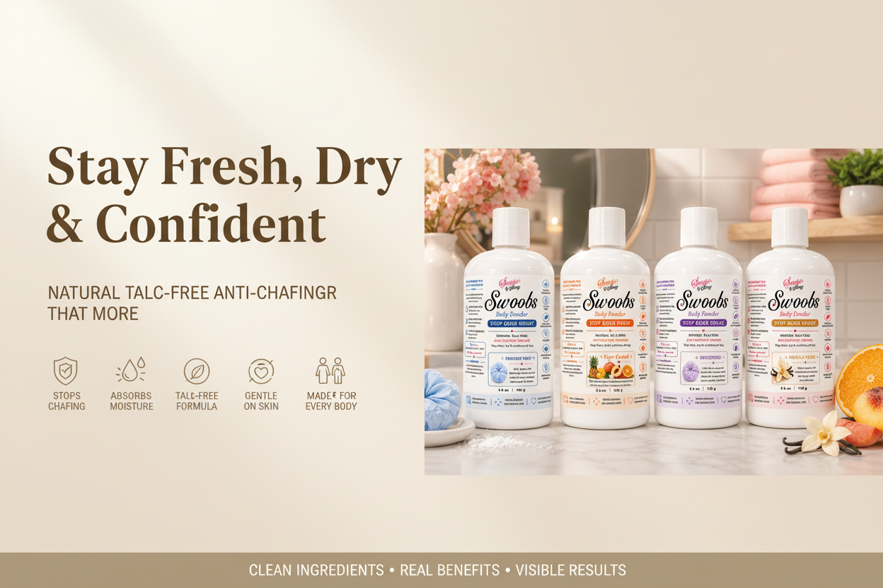 Swoobs Body Powder Banner