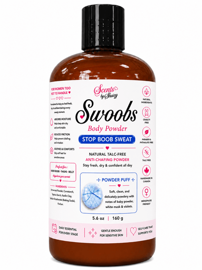 Swoobs Natural Talc-Free Body Dusting Powder - Scents By Shaizy
