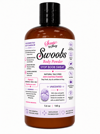 Swoobs Natural Talc-Free Body Dusting Powder - Scents By Shaizy