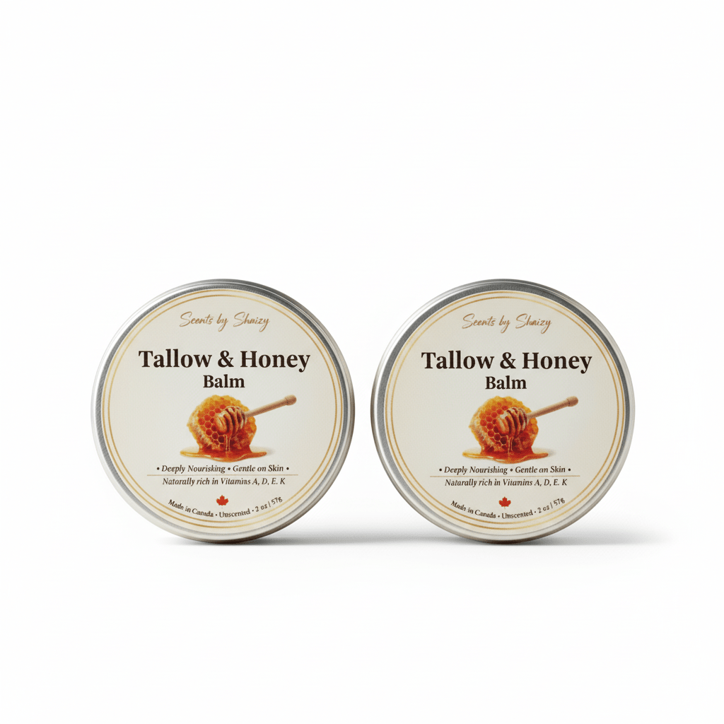 Tallow & Honey Balm — Unscented - Scents By Shaizy