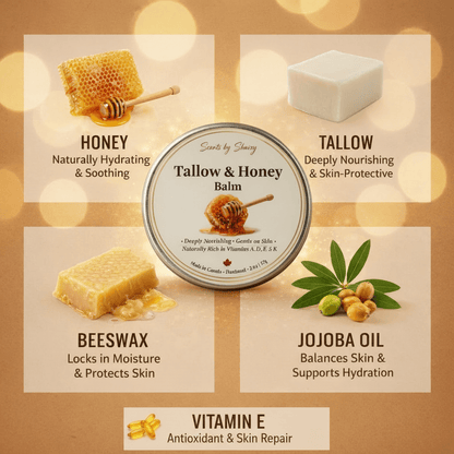 Tallow & Honey Balm — Unscented - Scents By Shaizy
