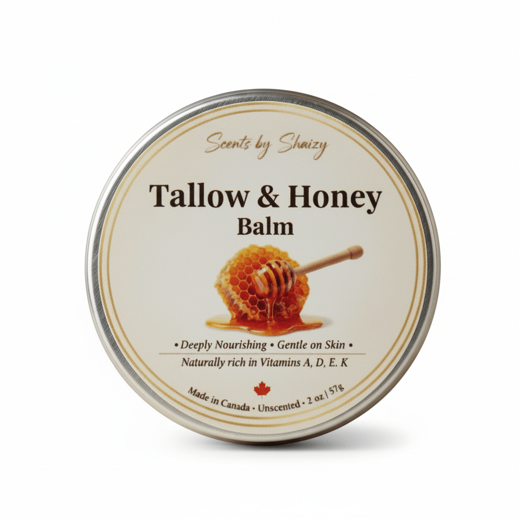 Tallow & Honey Balm — Unscented - Scents By Shaizy
